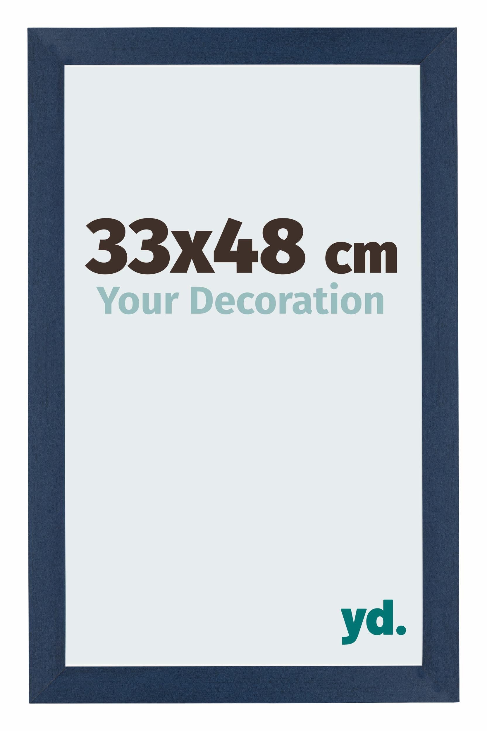 Your Decoration - Puzzle frame 33x48 - Dark Blue Swept - Puzzle frame 500-1000 Pieces - MDF Photoframe - Mura