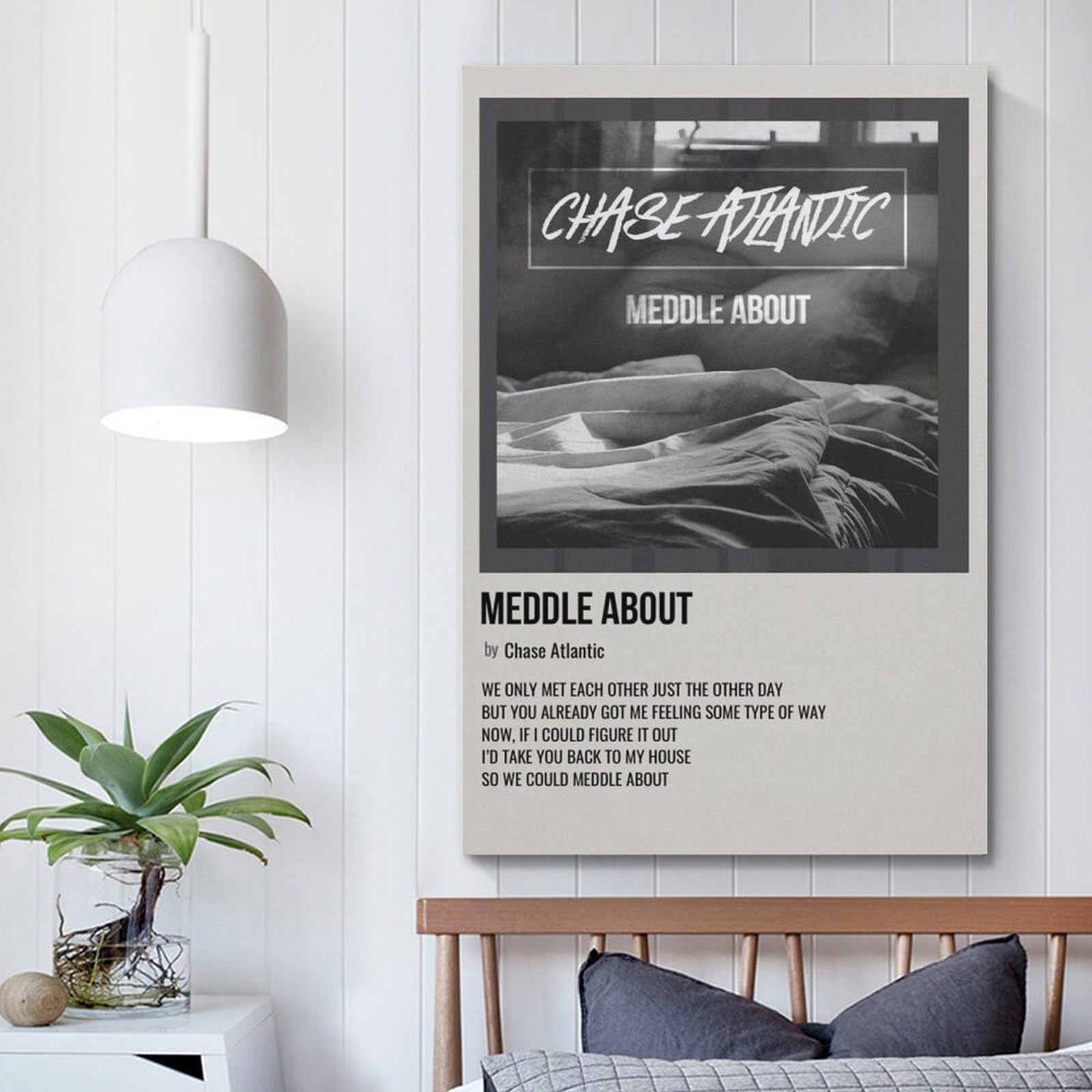 Fyzuf Pôster Chase Atlantic Conjunto de 4 pôsteres musicais de capa de álbum para estética de quarto, arte de parede para decoração de quarto, impressão de arte de parede, pôsteres HD, sem
