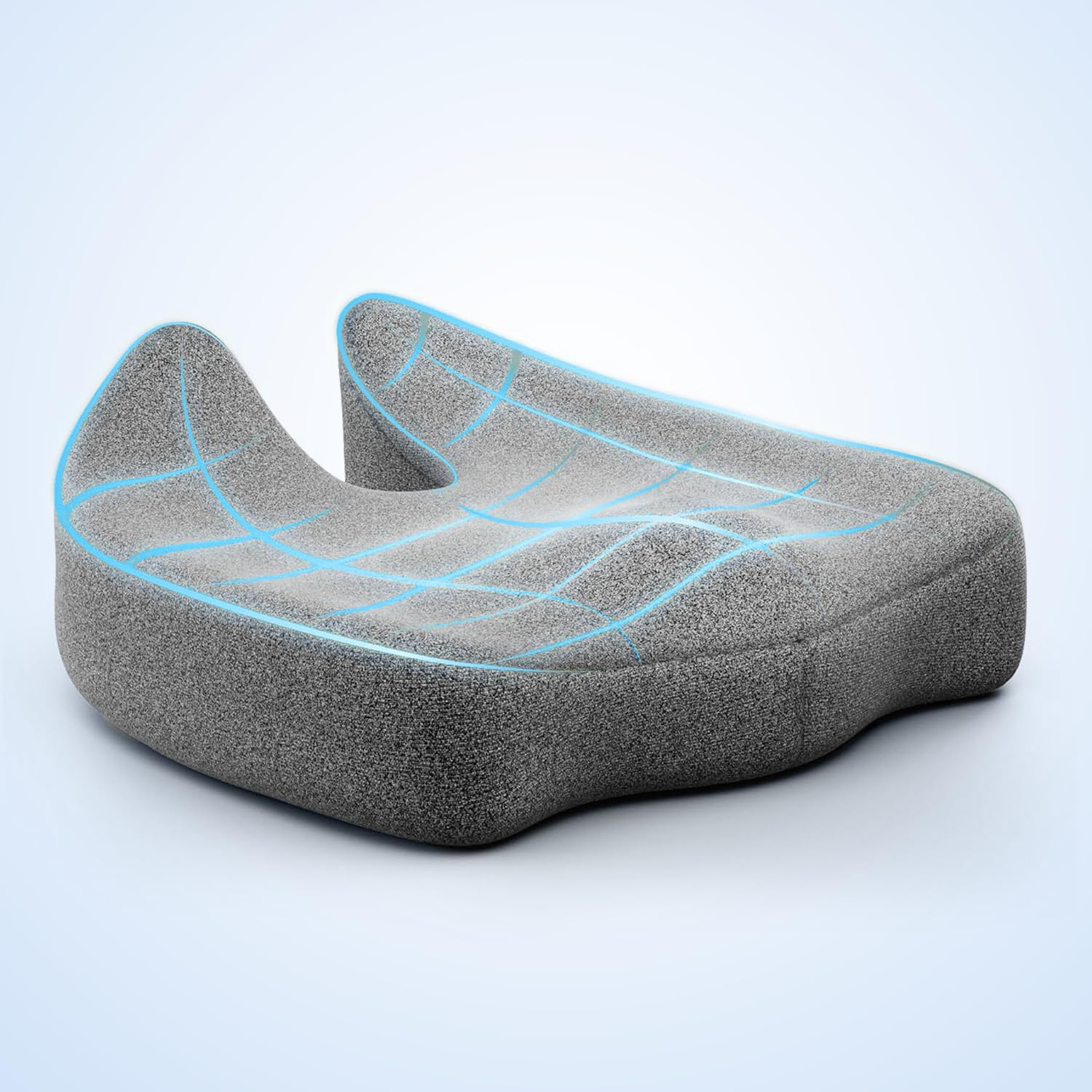 SeatCushion for Tailbone & BackSupport for Chair -Sitting Cushion Back, Sciatica Back Support and Seat Cushion for Office & Home Chair (Back Support Pillow) (Pillow-2696)