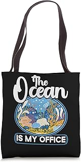 Marine Biologist The Ocean Is My Office Science Biology Tote Bag
