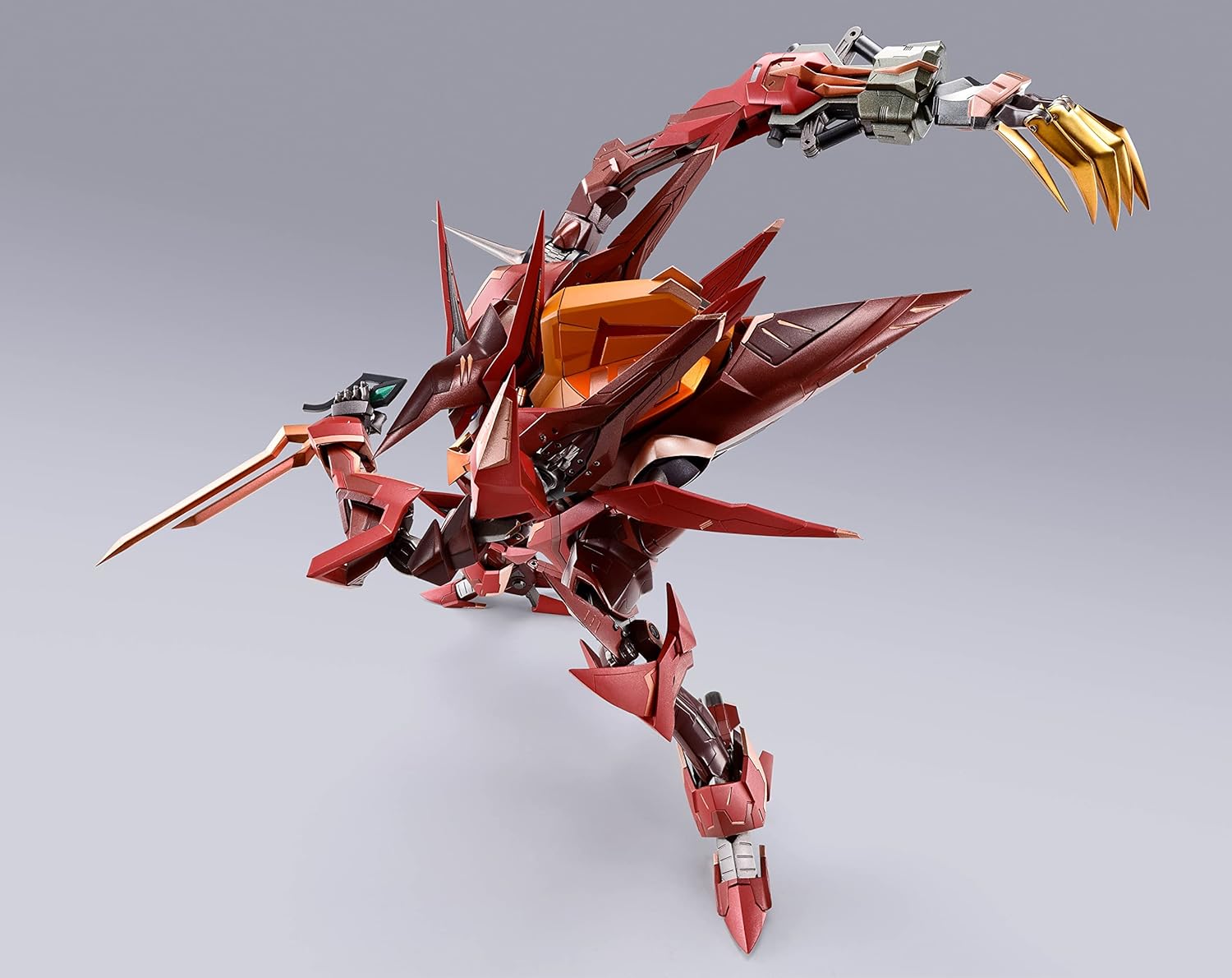 TAMASHII NATIONS - Code Geass: Lelouch of The Rebellion - R2 Seiten - Guren Type-08 Elements, Bandai Spirits Metal Build Dragon Scale Collectible