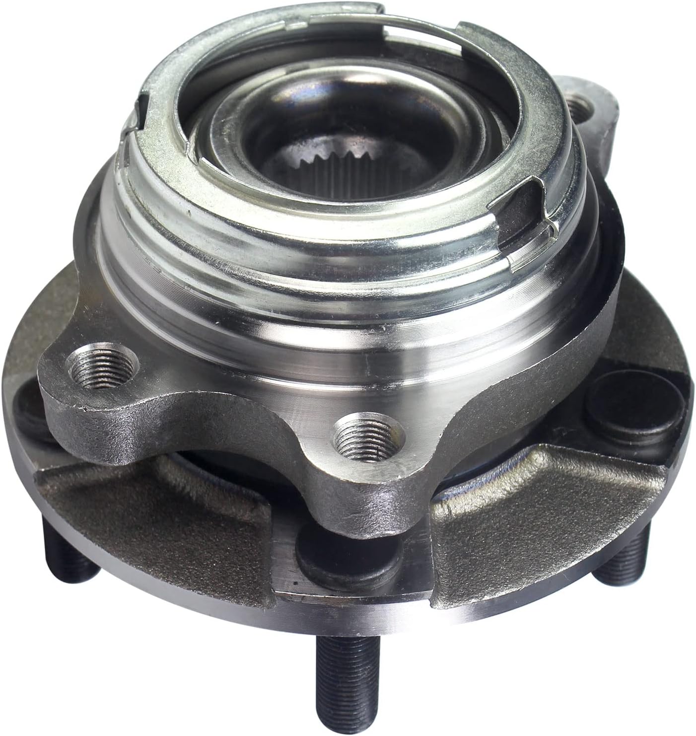 513294 Front Wheel Bearing and Hub Assembly 5 Lugs w/ABS Replacement for 2007-2013 Nissan Altima 2.5L Hub Bearing Assembly 2pc