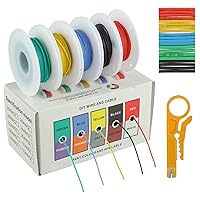 Vista 15 de BOJACK - Cable de Silicona Flexible 16 AWG, Kit de Cables Eléctricos con Enganche 300V, Incluye 20 Tubos Termocontraíbles de Ø4mm y un Mini