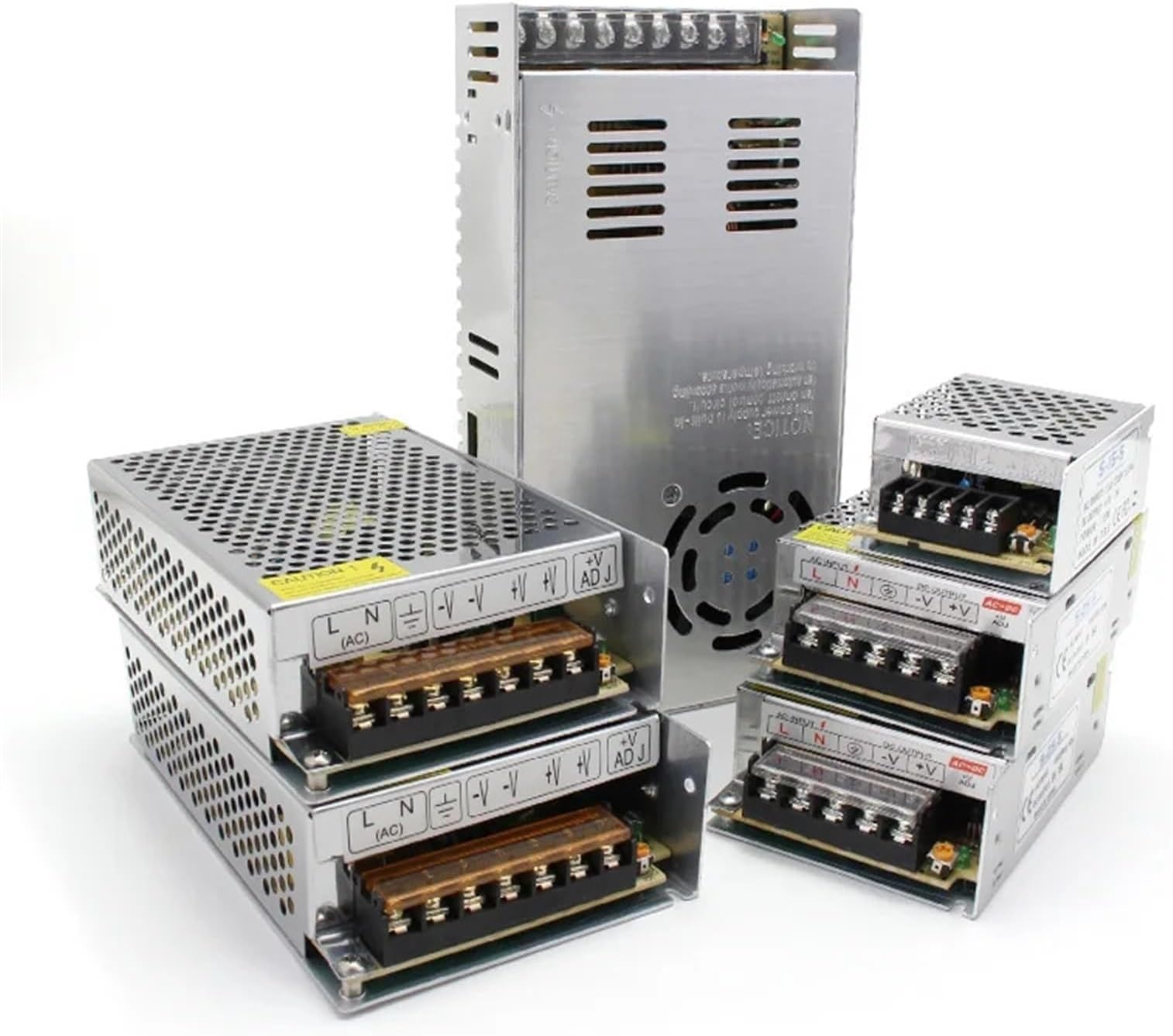 220V to 12V Power Supply 5V 24V Cast Iron 500W Transformers 3V 5V 9V 12V 15V 18V 24V 36V 48V Switching Power Supply SMPS(15V, 5A)