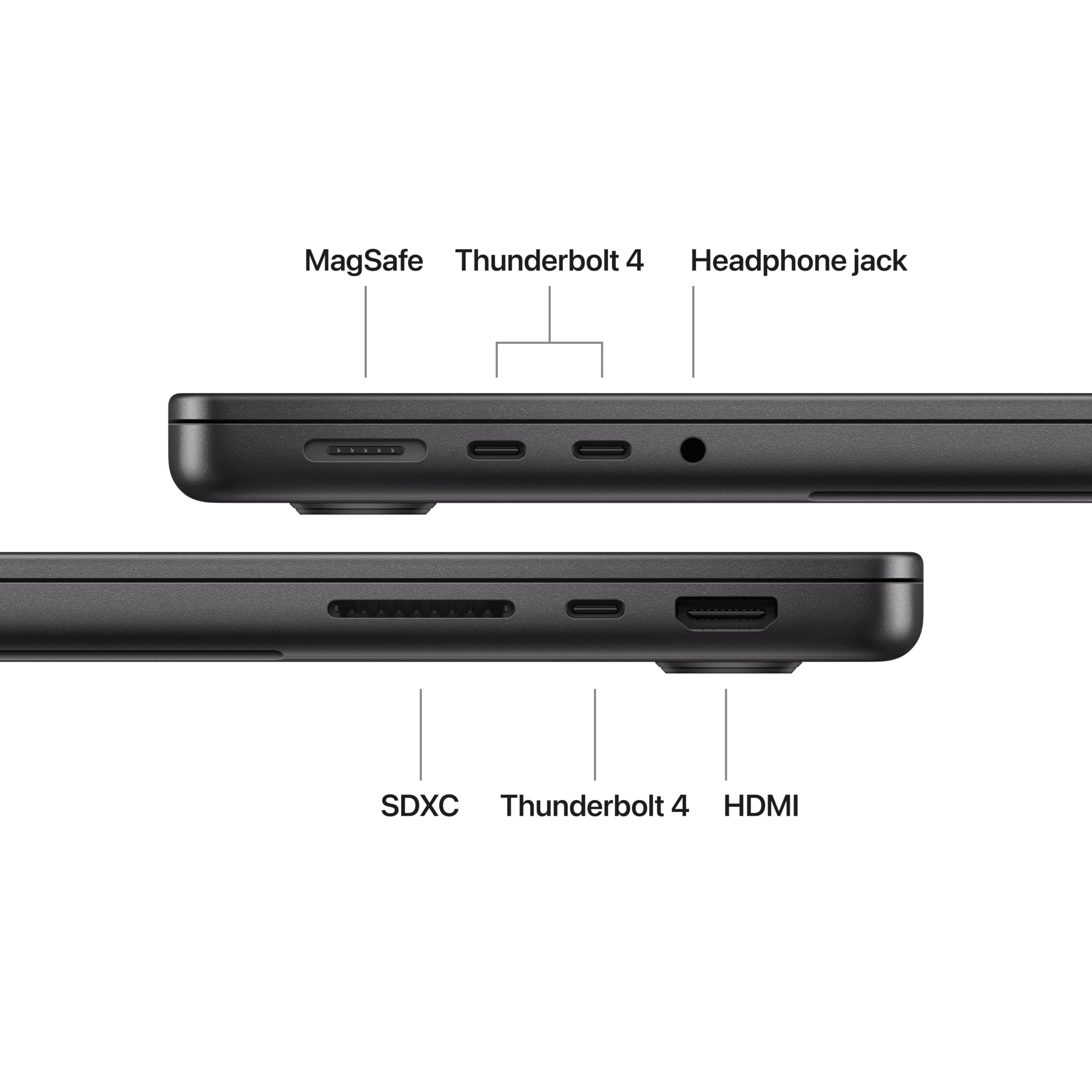 Apple MacBook Pro 14.2-inch Laptop with M5 chip with 10 core CPU and 10 core GPU: Built for Apple Intelligence, Liquid Retina XDR Display, 16GB Unified Memory, 1TB SSD Storage; Space Black — view 5