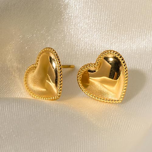 Miniatura 8 de Aretes de aro de oro para mujer, chapados en oro de 14 quilates, aretes colgantes de turquesa con cierre de palanca, hipoalergénicos, a la moda,