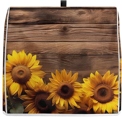 Miniatura 3 de Funda para batidora de pie compatible con mezclador de ayuda de cocina, bonitas fundas a prueba de polvo de girasol con bolsillos para accesorios,