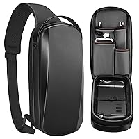 Vista 8 de Funda de transporte para Nintendo Switch 2/ROG Xbox Ally X/Steam Deck, bolsa portátil de almacenamiento, a prueba de golpes, carcasa rígida, mochila