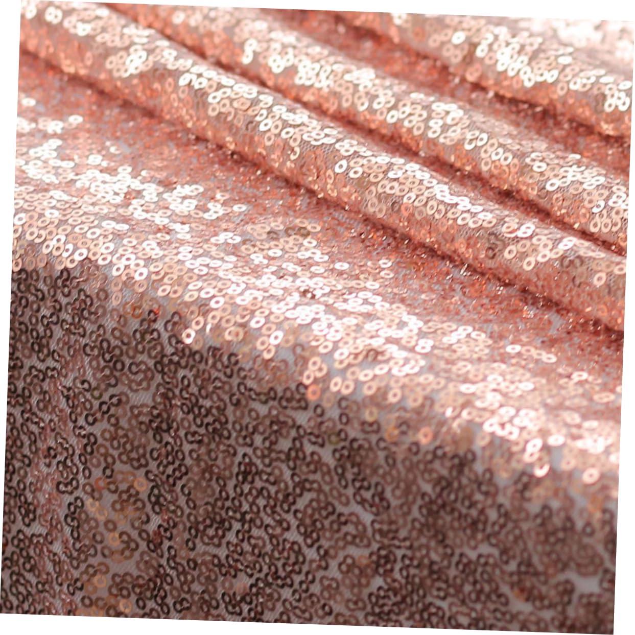 Telo Sfondo Paillettes 125x180 Cm in Poliestere Oro | Lavabile, Non Facile da Restringere, per Feste Compleanno e Matrimoni, Decorazione Scenografica