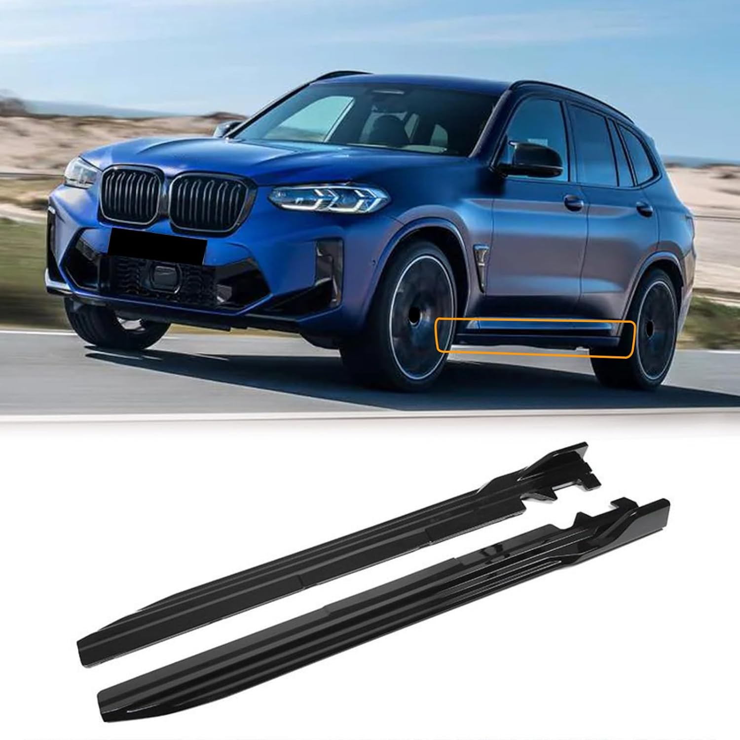 Amazon.com: IKABEVEM Side Skirts Fit for BMW X3 G01 M40i xDrive20i ...