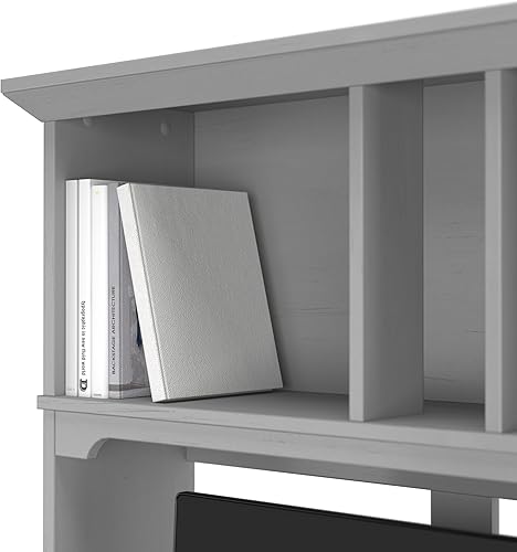 Miniatura 6 de Bush Furniture Salinas - Escritorio para computadora con gabinete | Mesa de estudio con cajones, armarios y bandeja extraíble para teclado/portátil