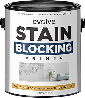Evolve Ultimate Pro Stain Blocking Primer: Quick-Dry, Low Odor, Superior Stain-Blocking Primer,(1 Gallon)