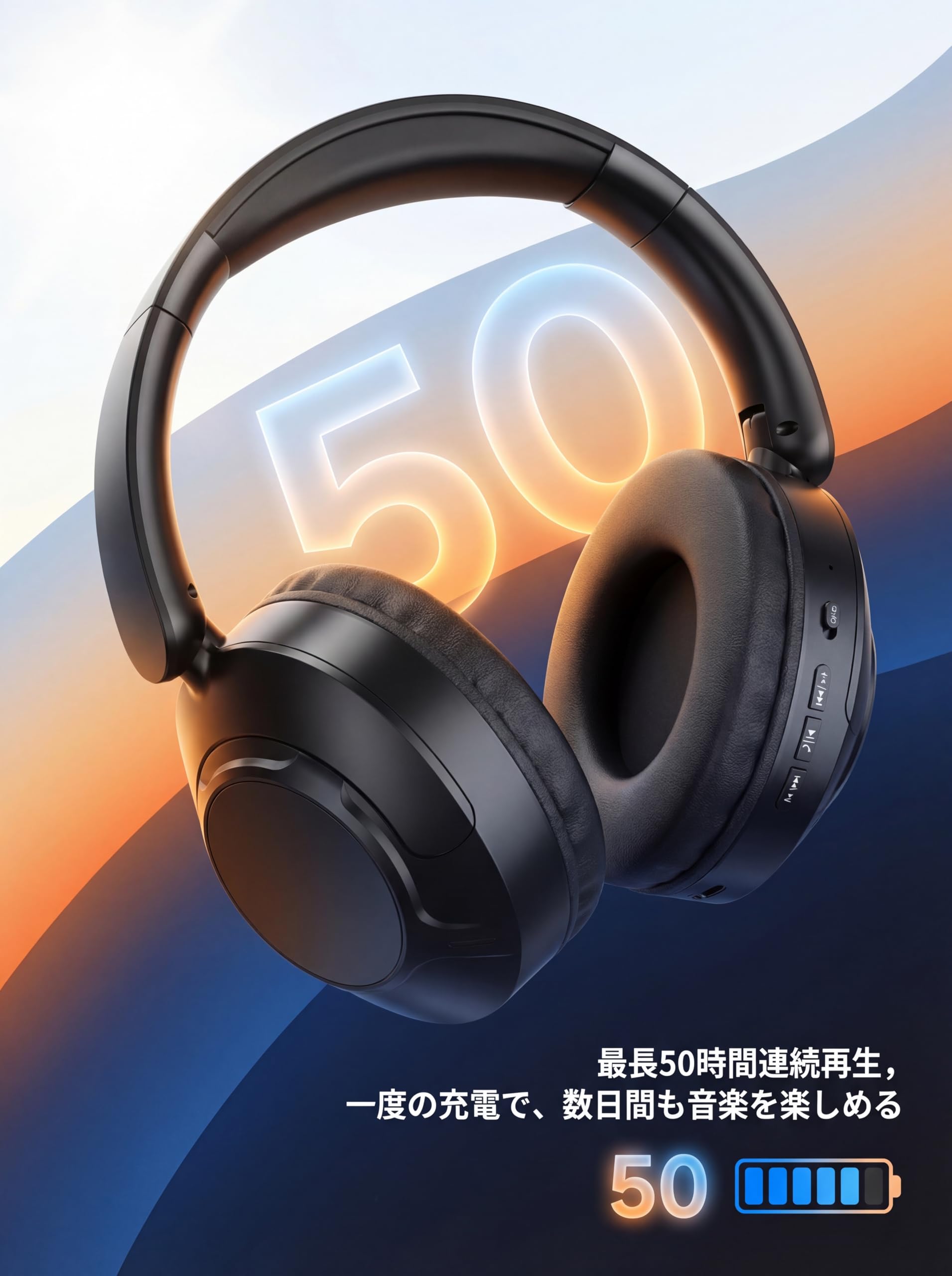 Amazon.co.jp: ヘッドホン bluetooth5.4 アクティブノイズキャンセ