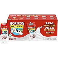 Vista 66 de Horizon Organic, Leche baja en grasa vainilla orgánica, 8 onzas líquidas, paquete de 6