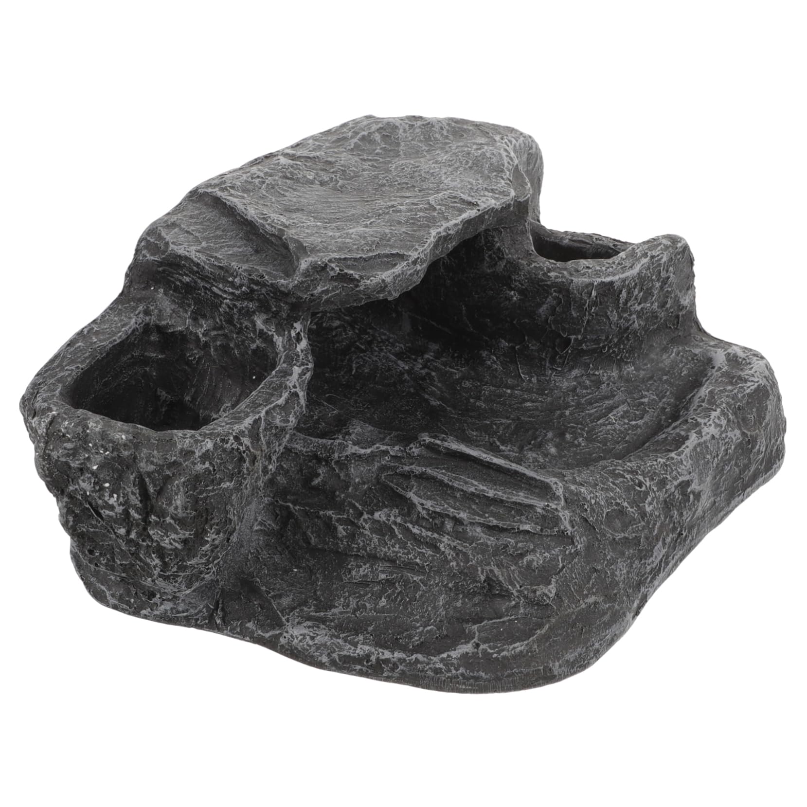 Milisten Plataforma para Tortugas de Resina Rampa y Cueva Decorativa para Terrarios y Acuarios Marinos, Fácil de Instalar y Resistente Decoloración