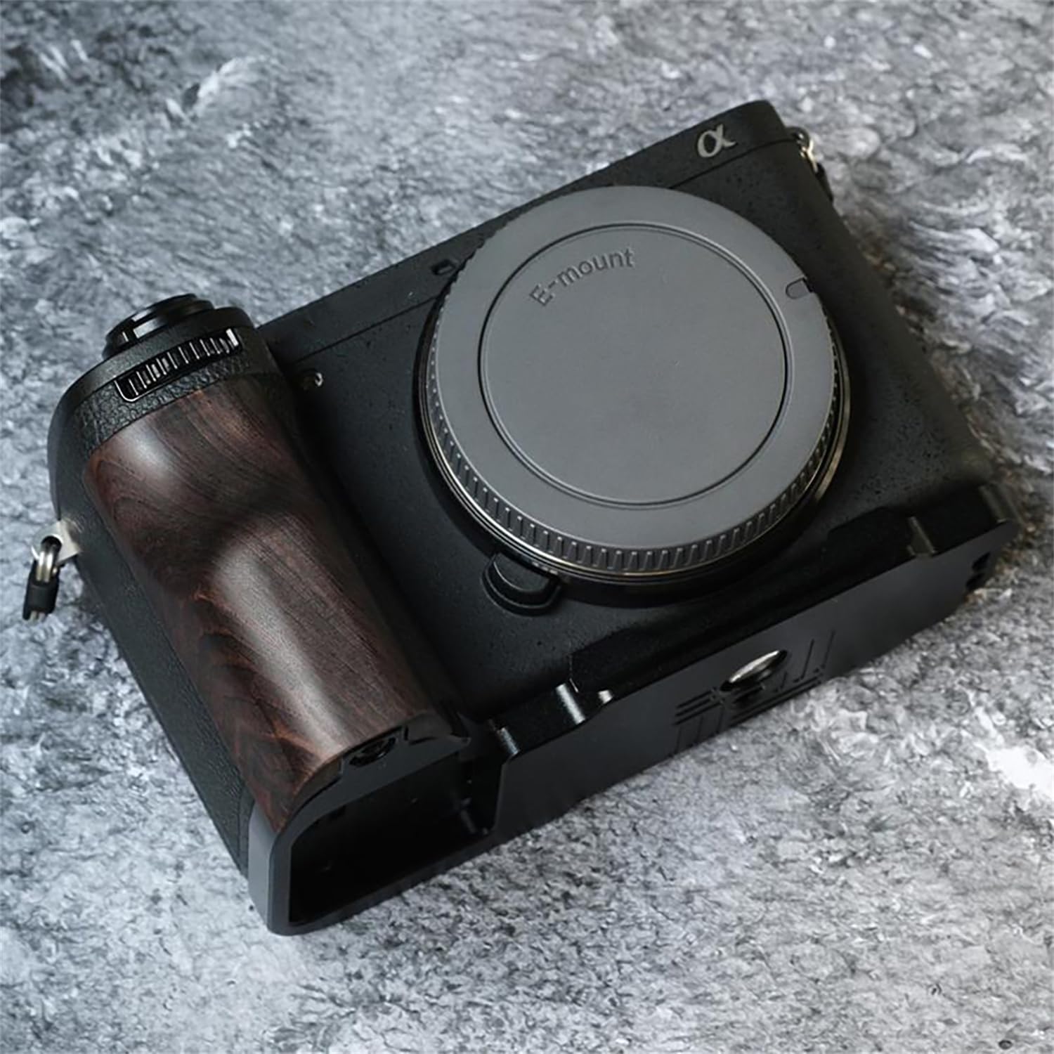 Amazon | sony 用 A6700 用 sony A6700 専用 カメラウッドグリップ