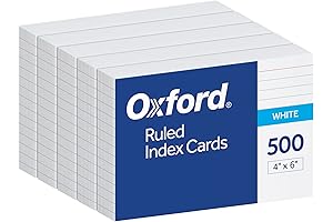 Oxford 4x6 Ruled Index Cards (40178)
