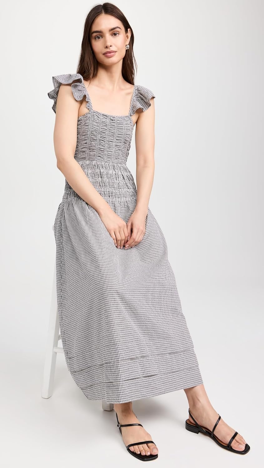 Saylor Women's Adalene Gingham Midi Dress - Image 5