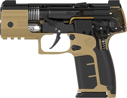 Vista 11 de Byrna SD [Autodefensa] Kinetic Launcher Ultimate Bundle - Lanzador de proyectiles cinético no letal, defensa del hogar, defensa personal, Naranja