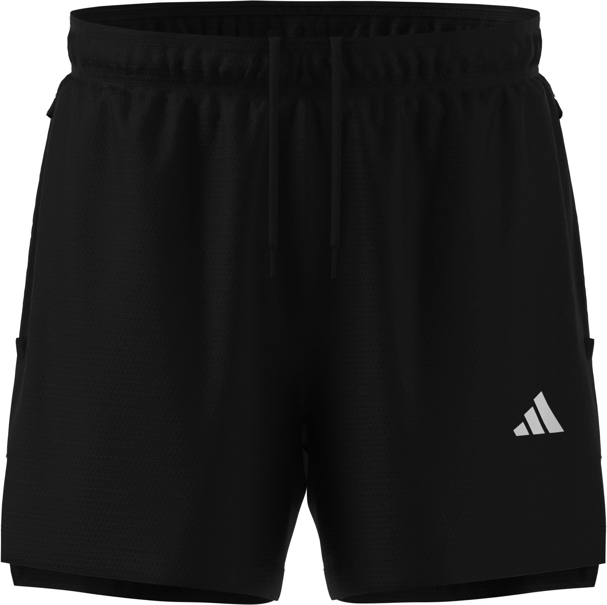 adidas Men's D4T Power Essentials Workout Mesh Shorts, Black, S 5 inch
