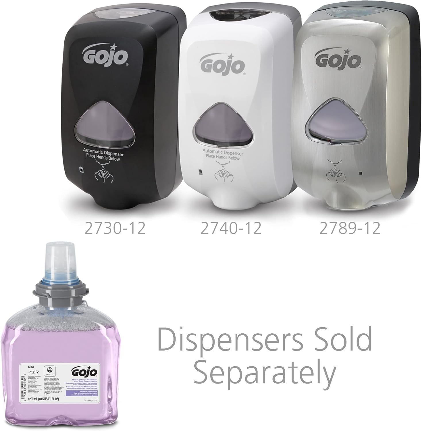 GOJO® TFX™ Touch-Free Foam Soap Refill, Cranberry Scent, 40.5 Oz