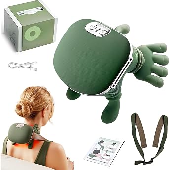 4D Neck Massager with Heat Massager for Pain Relief