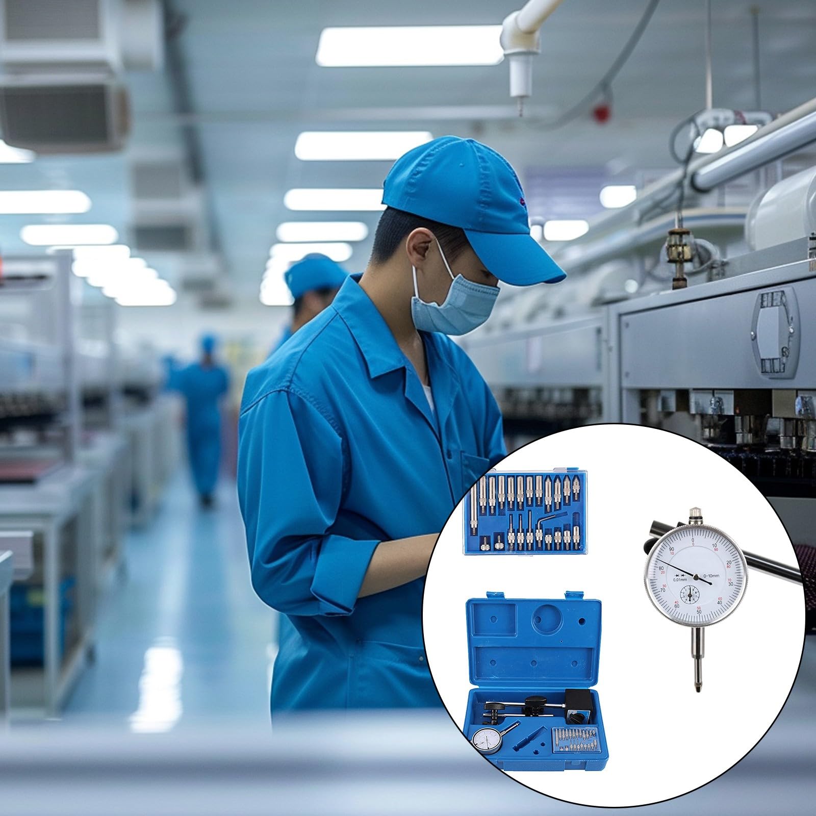 Professional Base Rotates Gauges Fine Adjustment & Long Arm High Precisions Rotates Pointers For Industrial