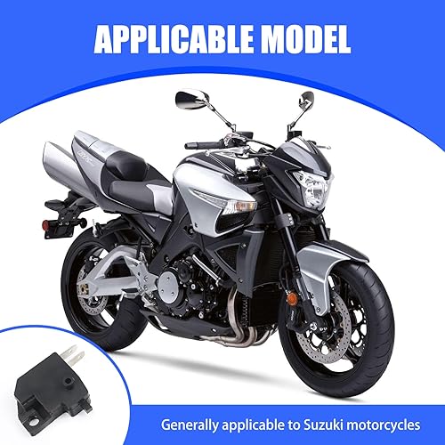 Miniatura 6 de 2 interruptores de luz de freno derecho para motocicleta, kit de interruptor de freno hidráulico delantero derecho, cilindro maestro de parada,