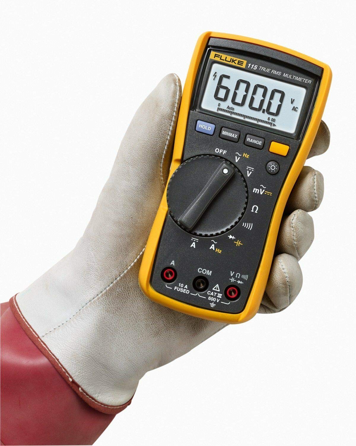 Fluke - 2538790CAL 115 Compact True-RMS Digital Multimeter with a NIST-Traceable Calibration Certificate with Data