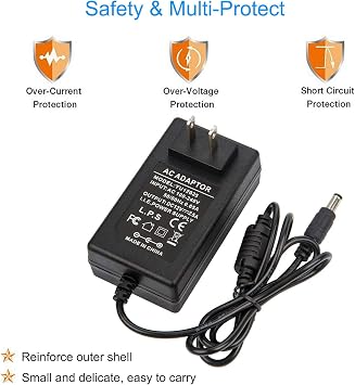 COOLM 12V 2.5A Power Adapter Charger 12V/2.5A AC DC 12V 2500mA Power Supply