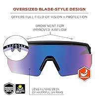 Vista 3 de Ergodyne Skullerz AEGIR - Lentes de sol de seguridad, lentes espejados, ANSI z87.1