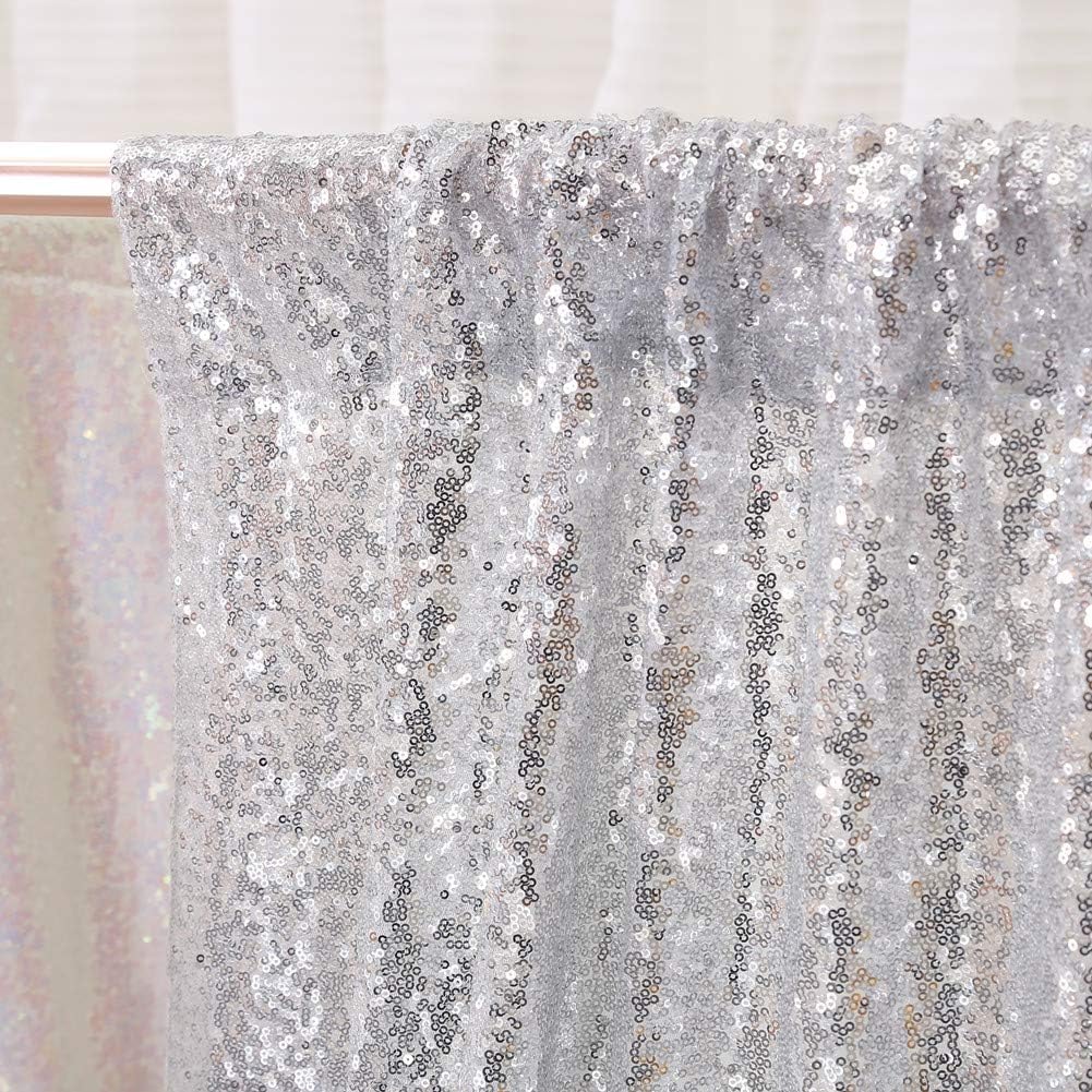 Sequin Backdrop 183x243cm Iridescent Shinny Sequin Photography Backdrop Party Prom Wedding Youtobe Banquet Photo Background (6x8 feet) — view 49