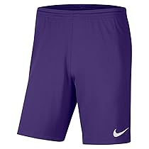 Nike Soccer Shorts Y Nk DF Park II – Pantaloncini NB K, Court Purple, White, BV6865-547, XS
