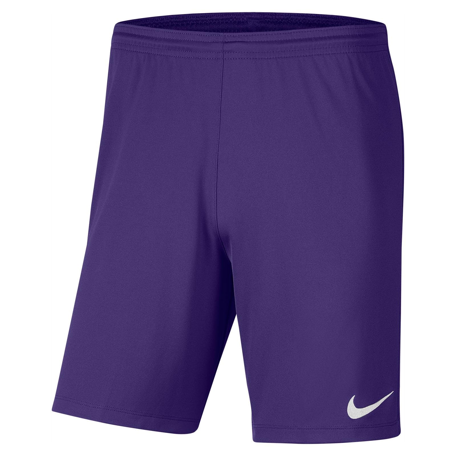 NIKE BV6865-547 Dri-FIT Park 3 Shorts Unisex Court Purple/White Size XS