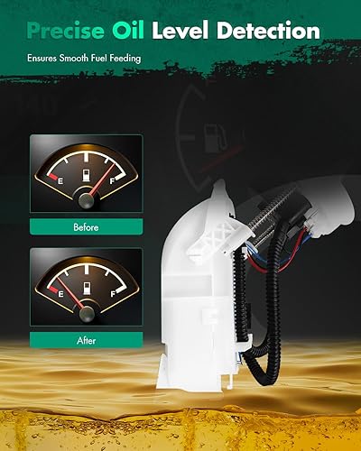 Miniatura 4 de SCITOO Conjunto de módulo de bomba de combustible eléctrica con unidad de envío compatible con 2002-2004 para Acura RSX 2.0L, reemplaza OE E8713M