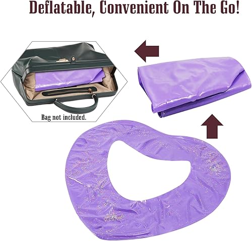 Miniatura 6 de MoKo Flotadores inflables de piscina para adultos y niños, decoración de despedida de soltera, anillo de natación en forma de corazón, tubo de