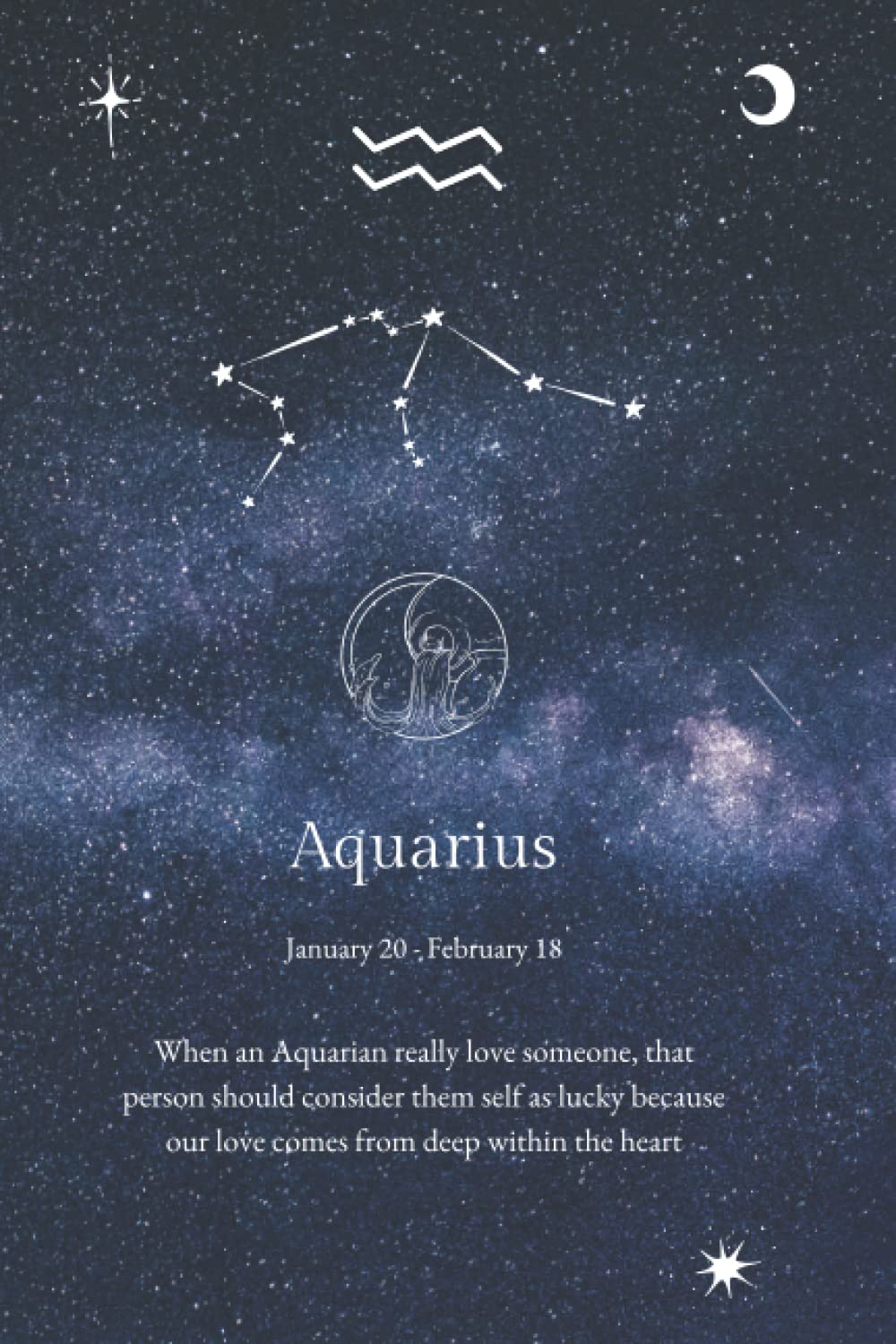Aquarius Notebook - Horoscope Journal - Gift Aquarius