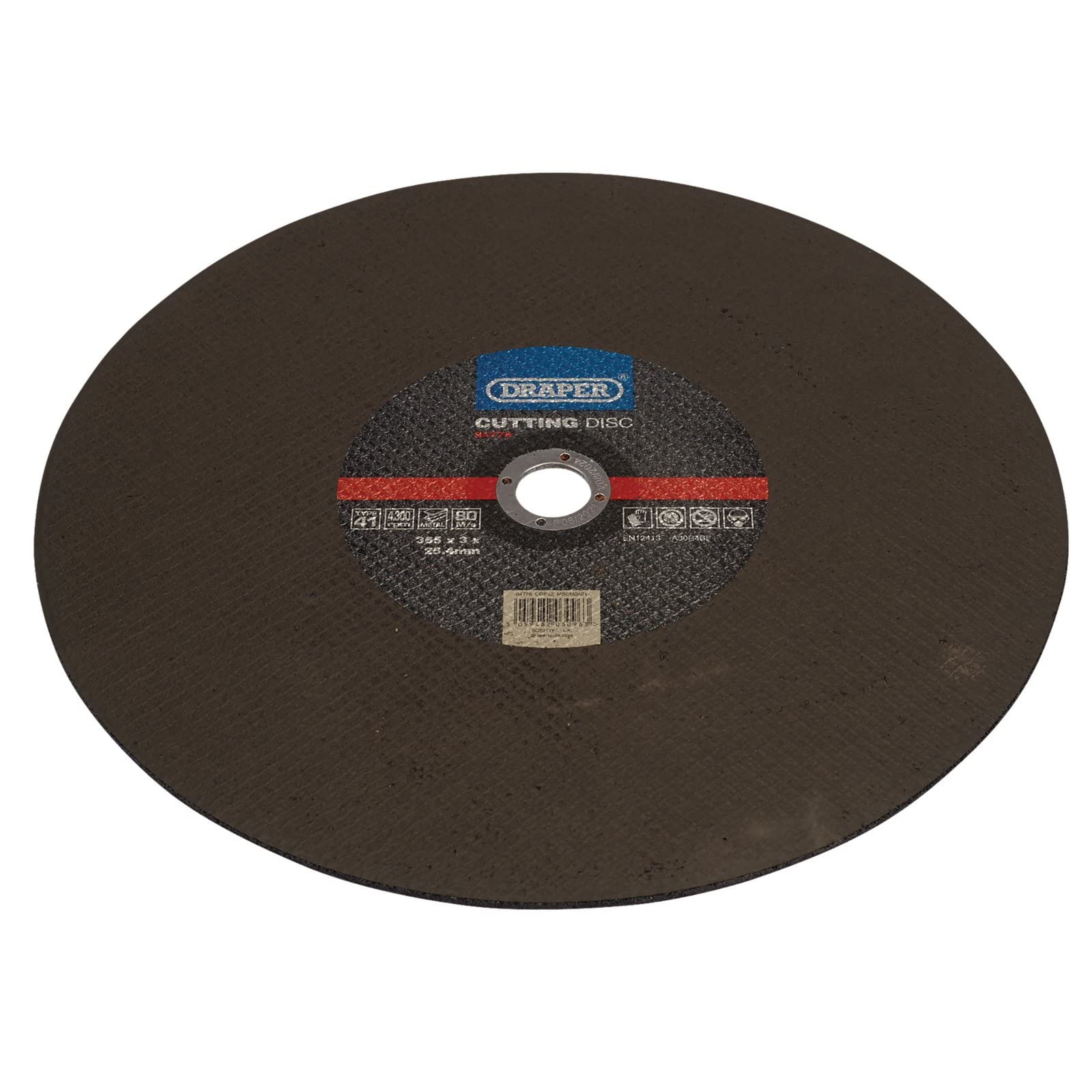 Draper 94778 Metal Cutting Disc 355 X 3 X 25.4Mm Each 1