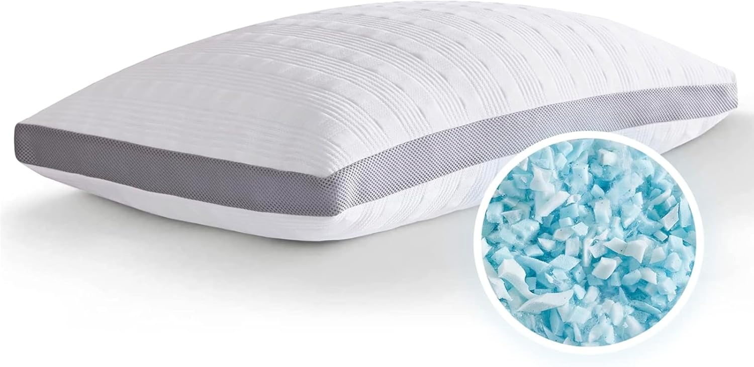 Almohada de espuma viscoelástica estándar ajustable miniatura 1