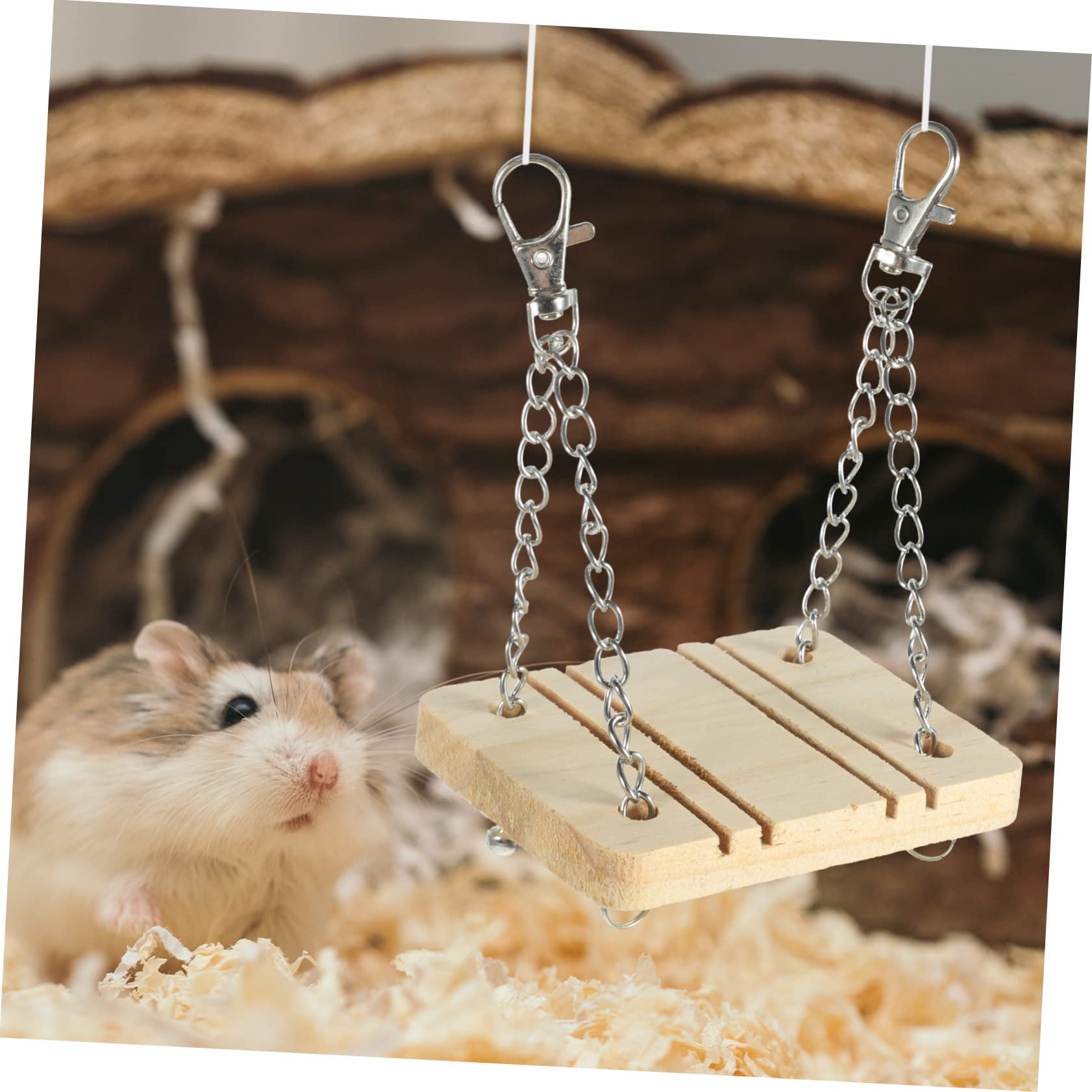 1satz Hamster Spielzeug Set - Spielzeug Für Kaninchen Teething Toys Mit Schaukel Und Wippe Für Kleintiere Für Gesunde Zähne Und Spielspaß