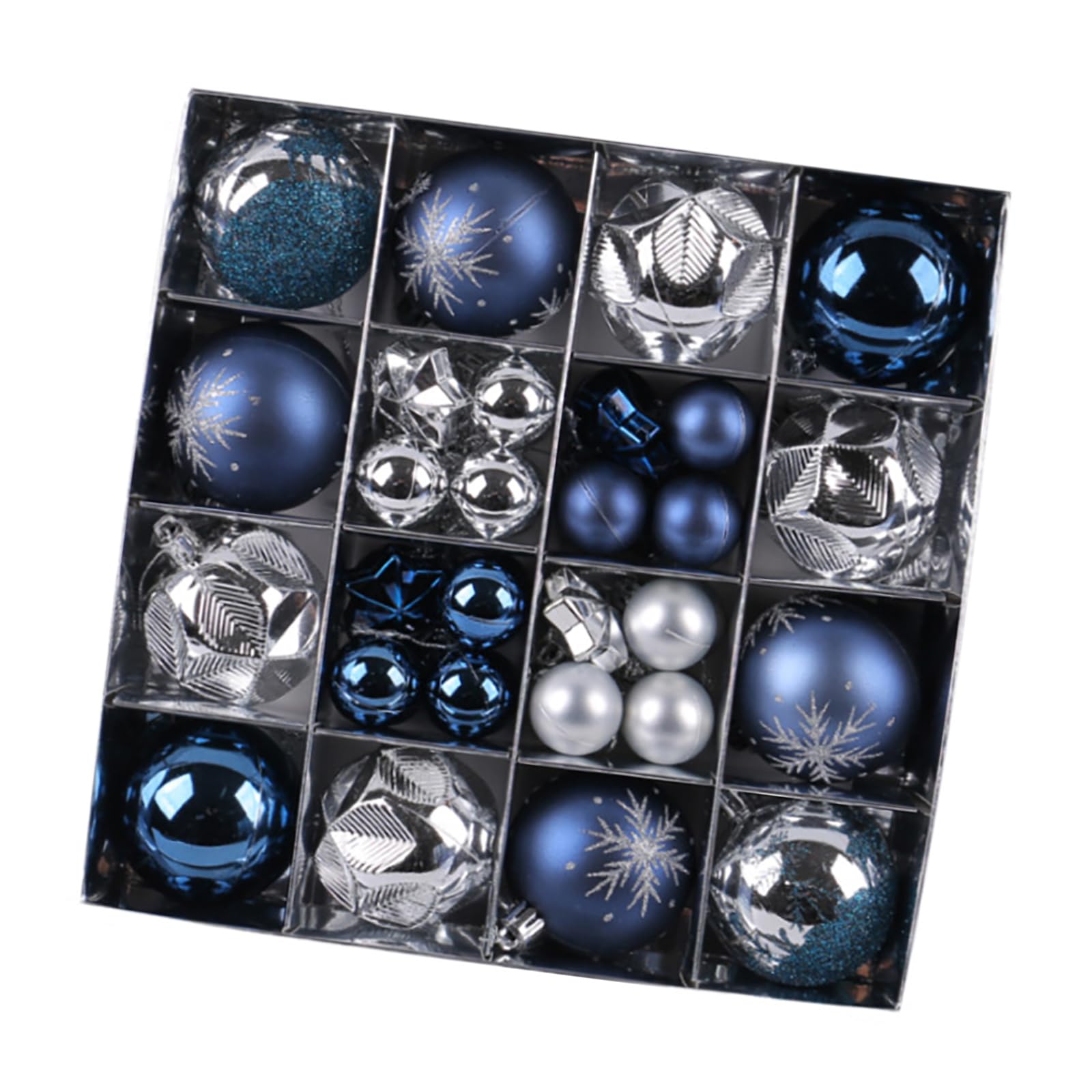 Décorations de Noël polyvalentes en coffret de 44 pièces à offrir ou pour embellir vos colis