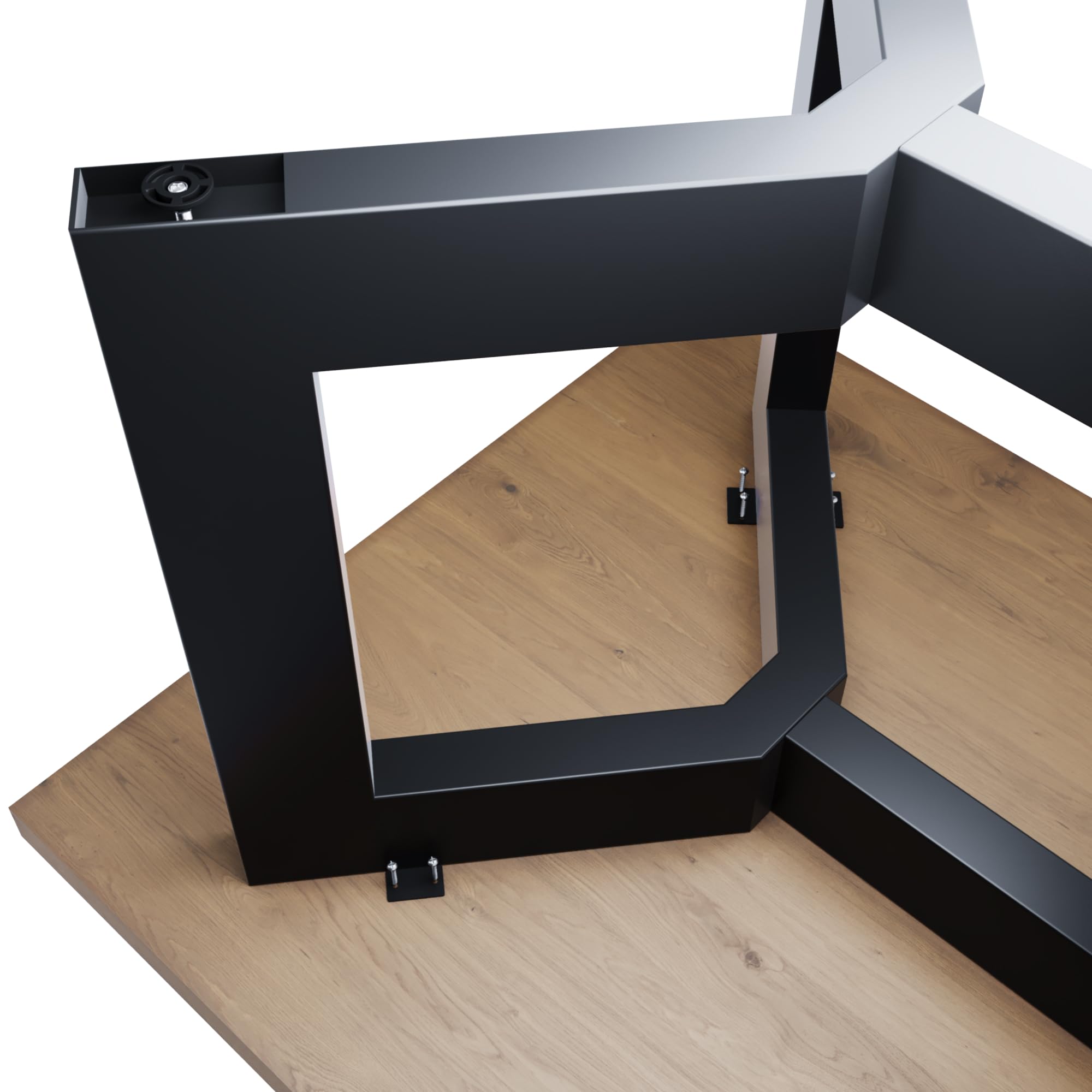 Struttura Tavolo Barax Extreme Acciaio 220x80x72 cm – Telaio Minimalista Robusto Esstisch Sala da Pranzo Design