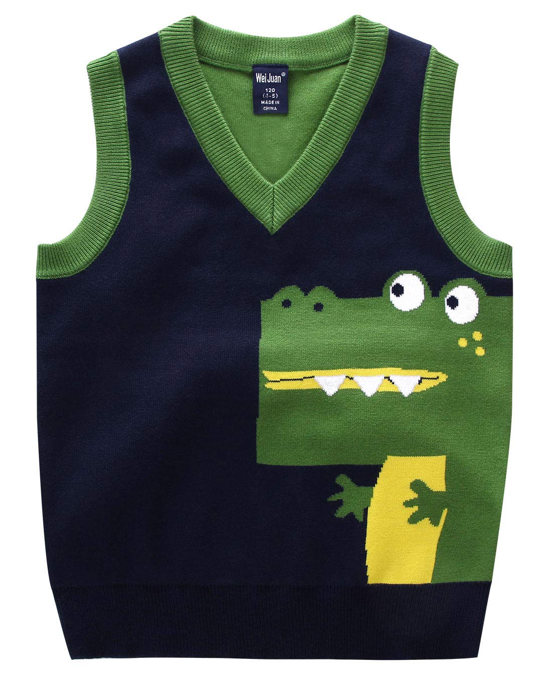 Happy Cherry Boy Girls Sweater Vest Uniform V-Neck Sleeveless Knit Pullover