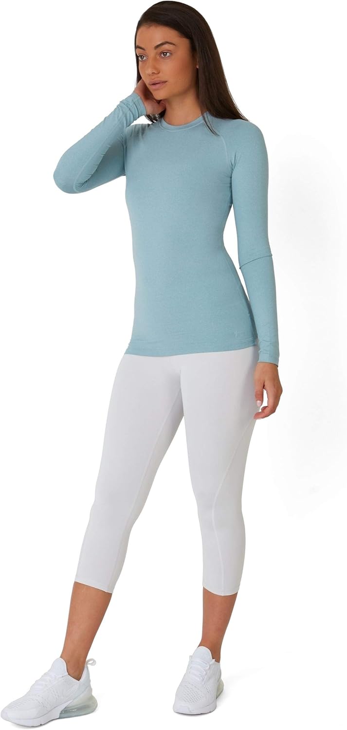 TCA Super Thermal Long Sleeve Women Running, Ski Base Layer - Compression Shirts Woman, Workout Tops for Women - Image 6