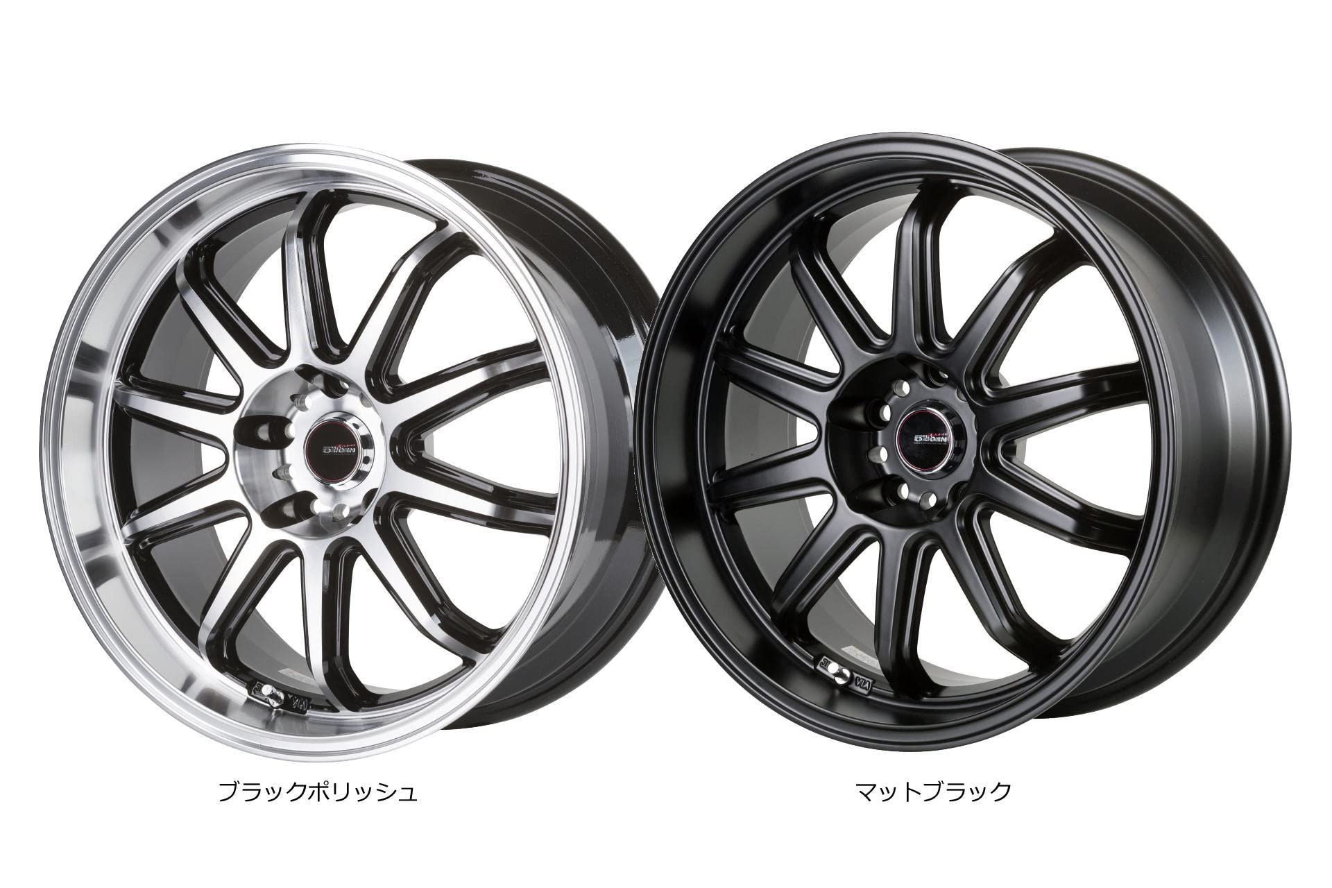 Amazon.co.jp: 5ZIGEN FIREBALL RR アルミホイール 1本 18inch×8.5J +