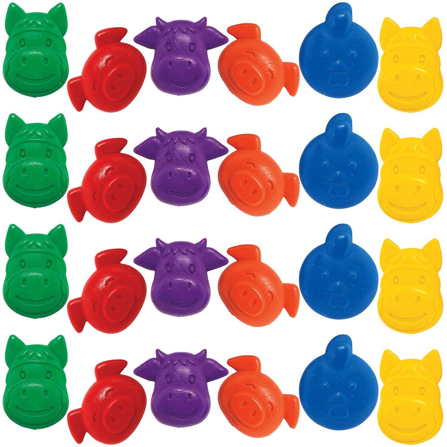 Amazon.com: Fun Express Farm Animals Shaped Crayons - 24 Pieces