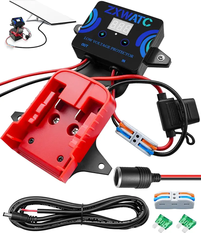 Adaptador De Bateria Starlink Mini Atualizado Para Bateria Milwaukee M18 De 18 V, Pacote De Bateria Starlink Mini Com Protetor De Baixa Tensão, Kit De Alimentação Starlink Mini Portátil Peque