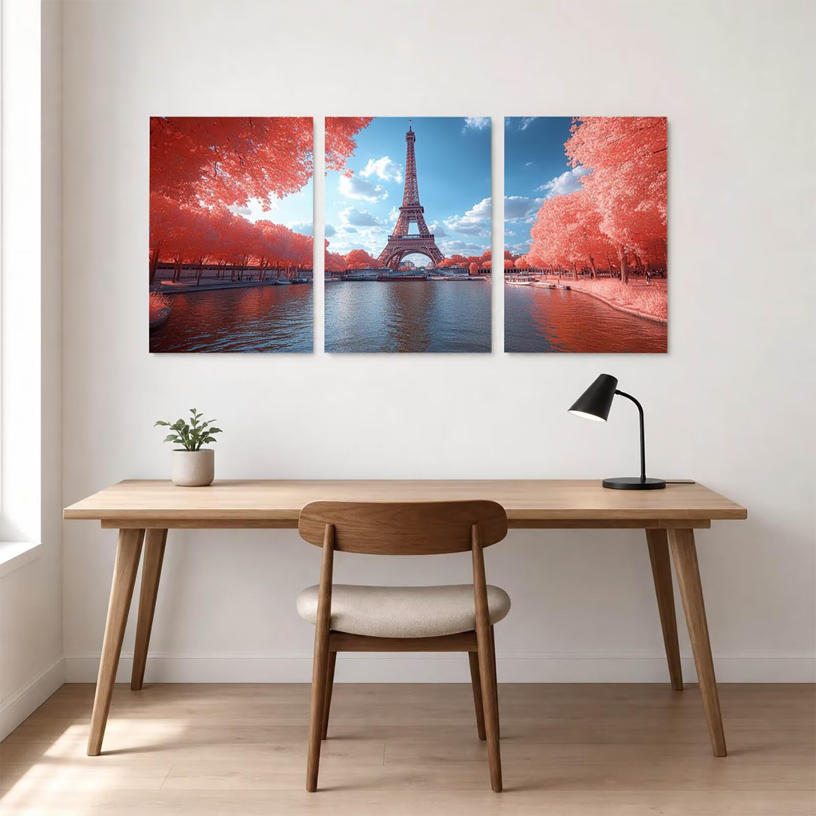 3 szt. Drzewo Diamentowe Malowanie Dorosłych 5D Diamentowe Malarstwo Krajobraz, Diamentowe Malarstwo DIY Dorośli 60 x 40 cm x 3, Kryształ Sztuka Haft Ścieg Krzyżowy Obrazy Dekoracja Salon Nowoczesny