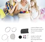 3 to 6mm Interchangeable Circular Knitting Needles Set interchangeable knitting needles set Blanket Knitting Needle Aluminium and Stainless Steel Circular Knitting Needles