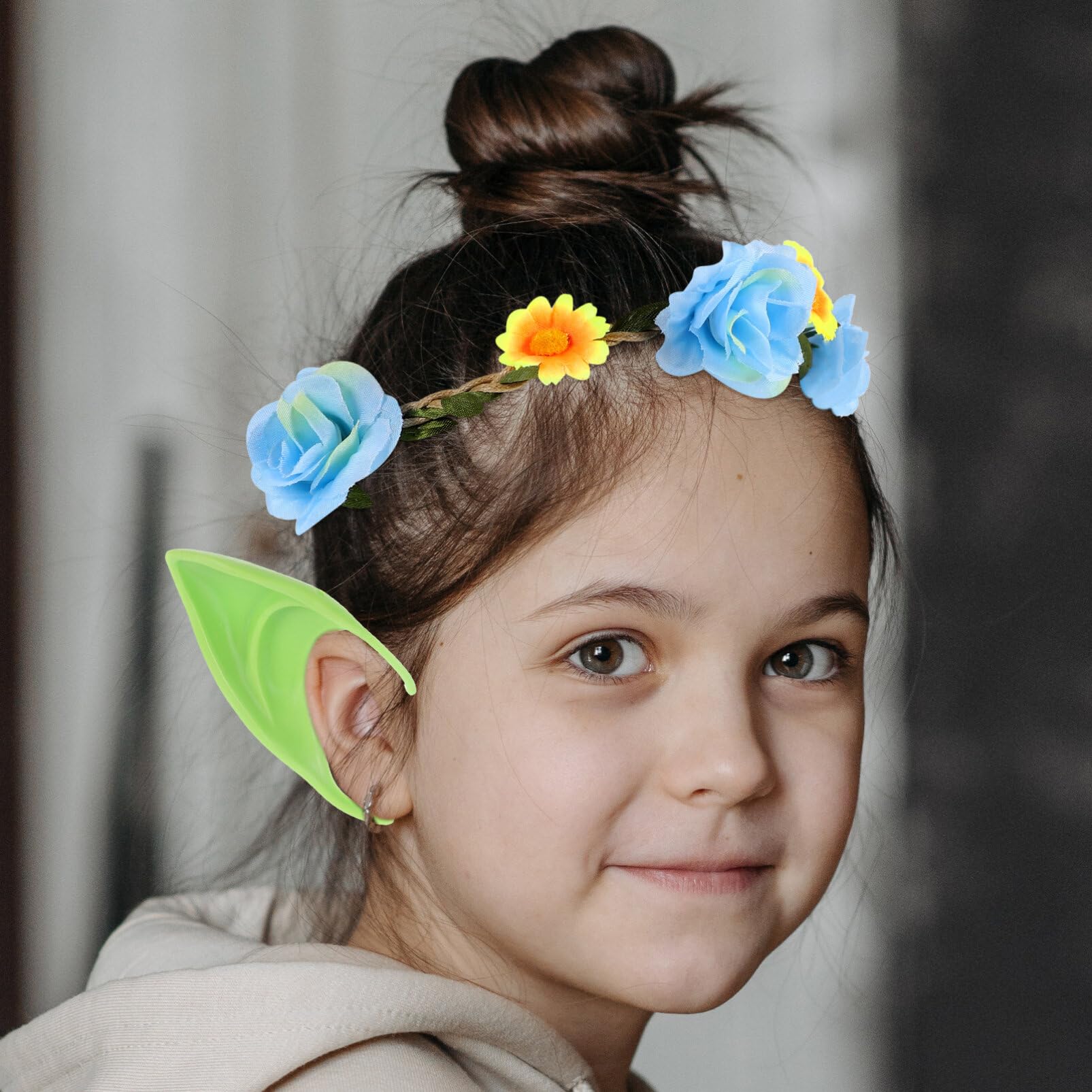 Amazon.co.jp: FOMIYES エルフ 耳 付き カチューシャ 2セット 妖精 耳